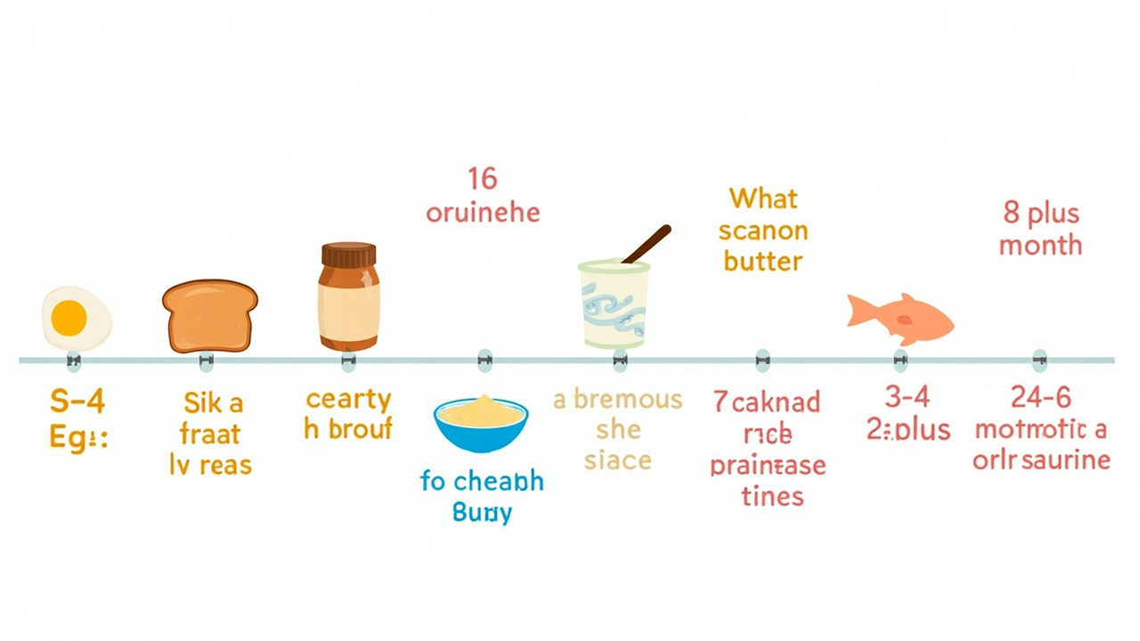 Allergen introduction timeline for babies