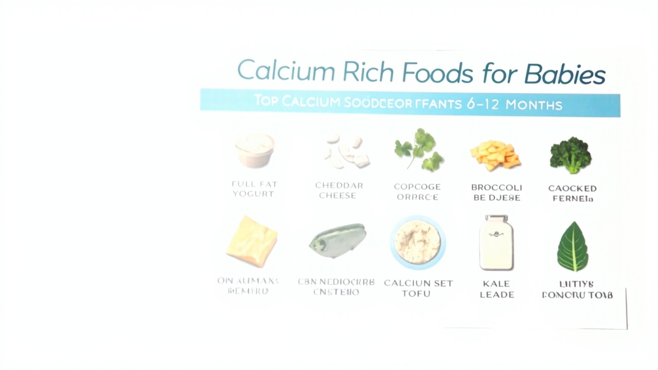 Calcium-rich foods comparison for babies