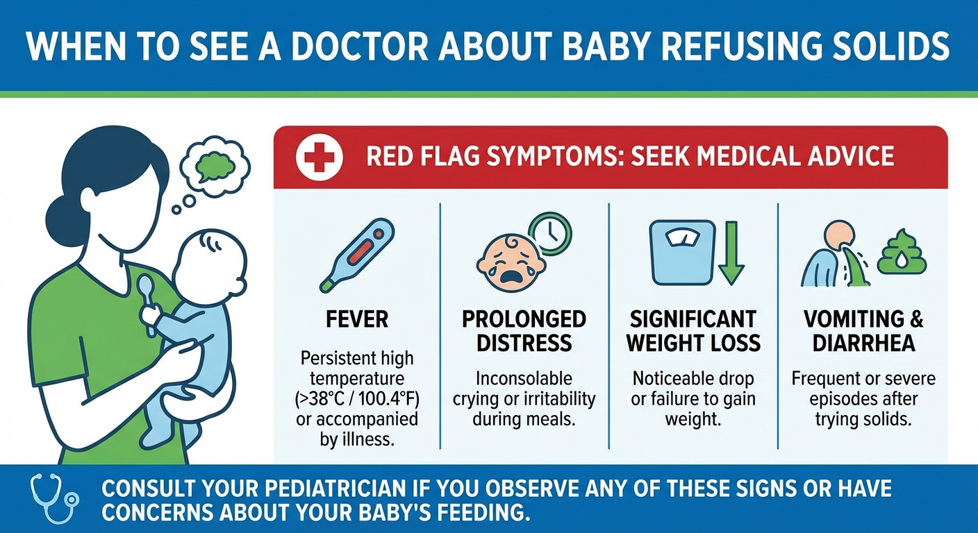 Infographic: Red Flag Signs to See Your Doctor About Baby Food Refusal